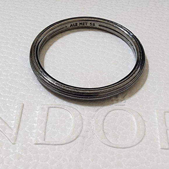 Pandora ME Ring Ruthenium-Plated - Picture 1 of 5